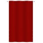 vidaXL Toldo para balcón de tela oxford rojo 140x240 cm