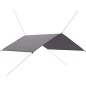 vidaXL Lona de exterior gris 4x4 m vidaXL Lona de exterior gris 4x4 m