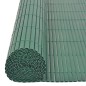vidaXL Valla de jardín de doble cara PVC verde 90x500 cm vidaXL Valla de jardín de doble cara PVC verde 90x500 cm