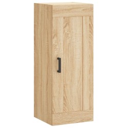 vidaXL Armario de pared madera ingeniería roble Sonoma 34,5x34x90 cm