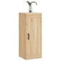 vidaXL Armario de pared madera ingeniería roble Sonoma 34,5x34x90 cm