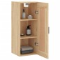 vidaXL Armario de pared madera ingeniería roble Sonoma 34,5x34x90 cm