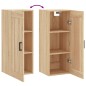vidaXL Armario de pared madera ingeniería roble Sonoma 34,5x34x90 cm