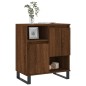vidaXL Aparador madera contrachapada marrón roble 60x35x70 cm vidaXL Aparador madera contrachapada marrón roble 60x35x70 cm