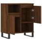 vidaXL Aparador madera contrachapada marrón roble 60x35x70 cm vidaXL Aparador madera contrachapada marrón roble 60x35x70 cm