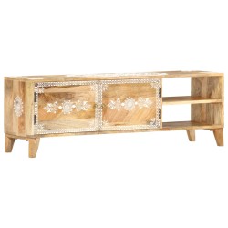vidaXL Mueble de TV madera maciza de mango 120x30x40 cm