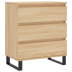 vidaXL Aparador de madera contrachapada roble Sonoma 60x35x70 cm