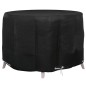 vidaXL Fundas para muebles de jardín 6 ojales redonda Ø125x75 cm vidaXL Fundas para muebles de jardín 6 ojales redonda Ø125x75 cm