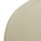 Set de 6 Fundas ajustadas para sillas, color crema Set de 6 Fundas ajustadas para sillas, color crema