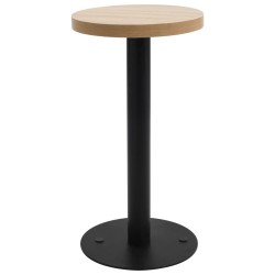 vidaXL Mesa de bistró MDF marrón claro 40 cm 