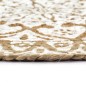 vidaXL Mantel individual 4 unidades redondo yute blanco 38 cm vidaXL Mantel individual 4 unidades redondo yute blanco 38 cm
