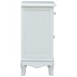 vidaXL Mesita de noche de MDF blanca y gris 40x30x62 cm vidaXL Mesita de noche de MDF blanca y gris 40x30x62 cm