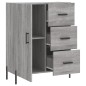 vidaXL Aparador de madera de ingeniería gris Sonoma 69,5x34x90 cm