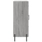 vidaXL Aparador de madera de ingeniería gris Sonoma 69,5x34x90 cm
