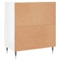 vidaXL Aparadores 3 uds madera contrachapada blanco brillo vidaXL Aparadores 3 uds madera contrachapada blanco brillo