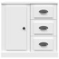vidaXL Aparador de madera contrachapada blanco 70x35,5x67,5 cm vidaXL Aparador de madera contrachapada blanco 70x35,5x67,5 cm