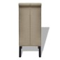 vidaXL Sillas de comedor 2 unidades de tela beige vidaXL Sillas de comedor 2 unidades de tela beige