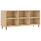 vidaXL Mueble de TV madera de ingeniería roble Sonoma 103,5x30x50 cm vidaXL Mueble de TV madera de ingeniería roble Sonoma 103,5x30x50 cm