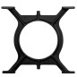 vidaXL Patas de mesa de comedor en O hierro fundido 2 unidades vidaXL Patas de mesa de comedor en O hierro fundido 2 unidades