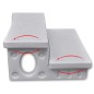 vidaXL Escalones para bañera de hidromasaje blanco vidaXL Escalones para bañera de hidromasaje blanco