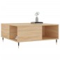 vidaXL Mesa de centro madera contrachapada roble Sonoma 80x80x36,5 cm vidaXL Mesa de centro madera contrachapada roble Sonoma 80x80x36,5 cm