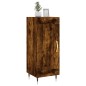 vidaXL Aparador madera de ingeniería roble ahumado 34,5x34x90 cm vidaXL Aparador madera de ingeniería roble ahumado 34,5x34x90 cm