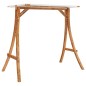 vidaXL Estructura columpio y techo crema madera curvada acabado teca vidaXL Estructura columpio y techo crema madera curvada acabado teca