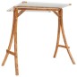 vidaXL Estructura columpio y techo crema madera curvada acabado teca vidaXL Estructura columpio y techo crema madera curvada acabado teca