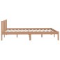 vidaXL Estructura cama madera maciza marrón miel King Size 150x200 cm vidaXL Estructura cama madera maciza marrón miel King Size 150x200 cm