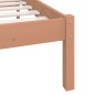 vidaXL Estructura cama madera maciza marrón miel King Size 150x200 cm vidaXL Estructura cama madera maciza marrón miel King Size 150x200 cm