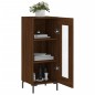 vidaXL Aparador madera de ingeniería marrón roble 34,5x34x90 cm vidaXL Aparador madera de ingeniería marrón roble 34,5x34x90 cm
