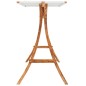 vidaXL Estructura columpio y techo crema madera curvada acabado teca vidaXL Estructura columpio y techo crema madera curvada acabado teca