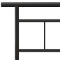 vidaXL Estructura de cama de metal negro 200x200 cm vidaXL Estructura de cama de metal negro 200x200 cm