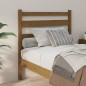 vidaXL Cabecero de cama madera maciza de pino marrón miel 96x4x100 cm vidaXL Cabecero de cama madera maciza de pino marrón miel 96x4x100 cm