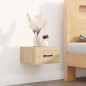 vidaXL Mesitas de noche de pared 2 uds color roble Sonoma 35x35x20 cm vidaXL Mesitas de noche de pared 2 uds color roble Sonoma 35x35x20 cm