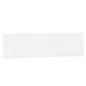 vidaXL Cabecero de cama pared madera maciza pino blanco 204x3x60 cm