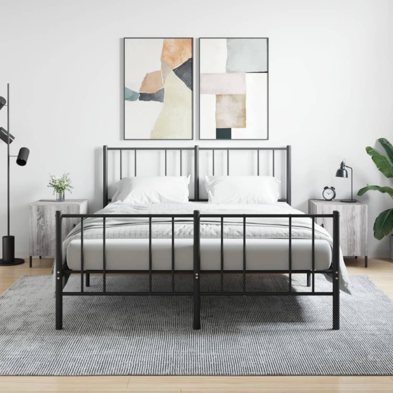 vidaXL Mesitas noche 2 uds madera ingeniería gris Sonoma 40x40x50 cm vidaXL Mesitas noche 2 uds madera ingeniería gris Sonoma 40x40x50 cm