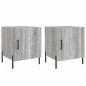 vidaXL Mesitas noche 2 uds madera ingeniería gris Sonoma 40x40x50 cm vidaXL Mesitas noche 2 uds madera ingeniería gris Sonoma 40x40x50 cm