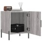 vidaXL Mesitas noche 2 uds madera ingeniería gris Sonoma 40x40x50 cm vidaXL Mesitas noche 2 uds madera ingeniería gris Sonoma 40x40x50 cm
