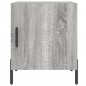 vidaXL Mesitas noche 2 uds madera ingeniería gris Sonoma 40x40x50 cm vidaXL Mesitas noche 2 uds madera ingeniería gris Sonoma 40x40x50 cm