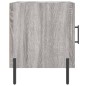 vidaXL Mesitas noche 2 uds madera ingeniería gris Sonoma 40x40x50 cm vidaXL Mesitas noche 2 uds madera ingeniería gris Sonoma 40x40x50 cm
