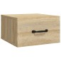 vidaXL Mesitas de noche de pared 2 uds color roble Sonoma 35x35x20 cm vidaXL Mesitas de noche de pared 2 uds color roble Sonoma 35x35x20 cm