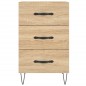 vidaXL Mesita de noche madera de ingeniería roble Sonoma 40x40x66 cm vidaXL Mesita de noche madera de ingeniería roble Sonoma 40x40x66 cm
