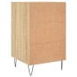 vidaXL Mesita de noche madera de ingeniería roble Sonoma 40x40x66 cm vidaXL Mesita de noche madera de ingeniería roble Sonoma 40x40x66 cm