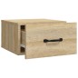 vidaXL Mesitas de noche de pared 2 uds color roble Sonoma 35x35x20 cm vidaXL Mesitas de noche de pared 2 uds color roble Sonoma 35x35x20 cm