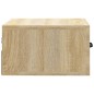 vidaXL Mesitas de noche de pared 2 uds color roble Sonoma 35x35x20 cm vidaXL Mesitas de noche de pared 2 uds color roble Sonoma 35x35x20 cm