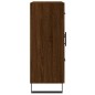 vidaXL Aparador de madera de ingeniería marrón roble 69,5x34x90 cm vidaXL Aparador de madera de ingeniería marrón roble 69,5x34x90 cm
