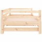 vidaXL Sofá cama extraíble madera maciza de pino 2x(90x190) cm