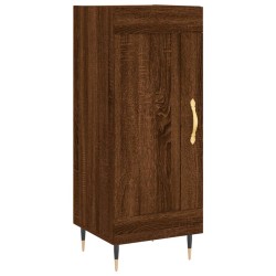 vidaXL Aparador madera de ingeniería marrón roble 34,5x34x90 cm