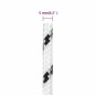 vidaXL Cuerda para barco trenzada poliéster blanco 5 mmx100 m vidaXL Cuerda para barco trenzada poliéster blanco 5 mmx100 m